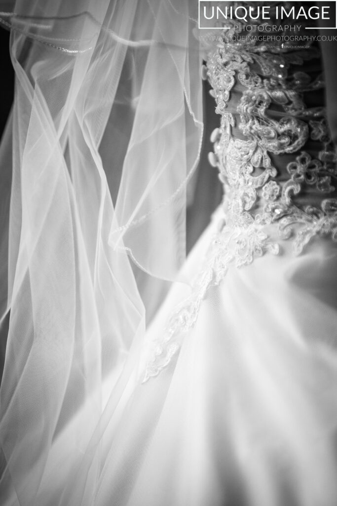 wedding dress detail